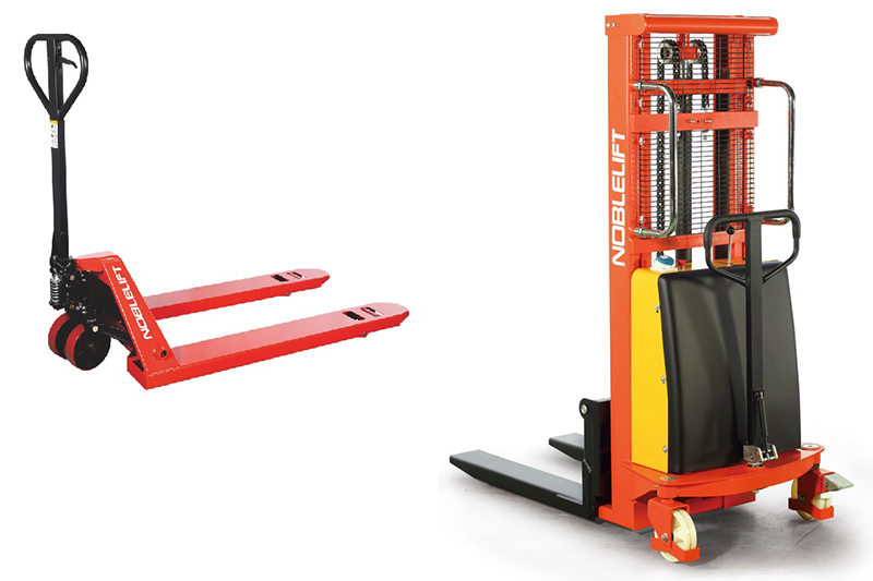 Forklift powder coating