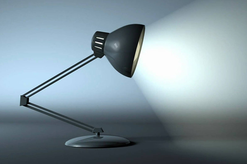 Lamp powder coating